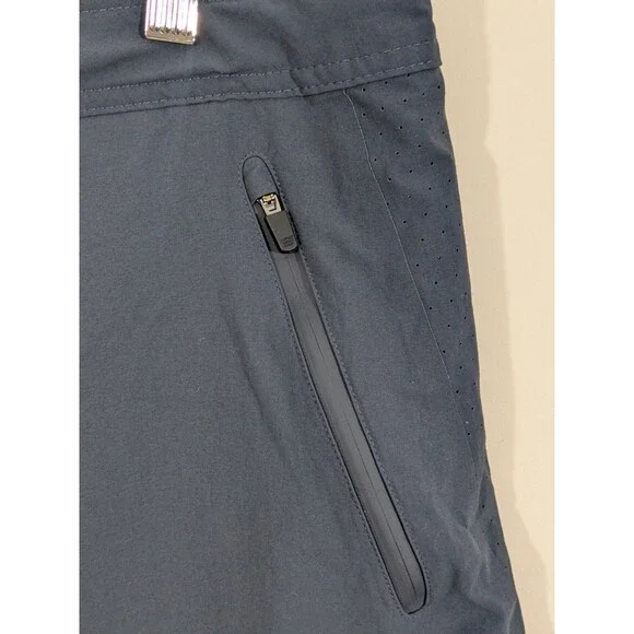 Mack Weldon Shorts Mens XL Slate Blue 8" Ins. Performance Athletic Nylon Stretch - Picture 2 of 9